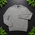 Ralph Lauren Grey Crewneck Jumper | Men’s Classic Fit S / 3684