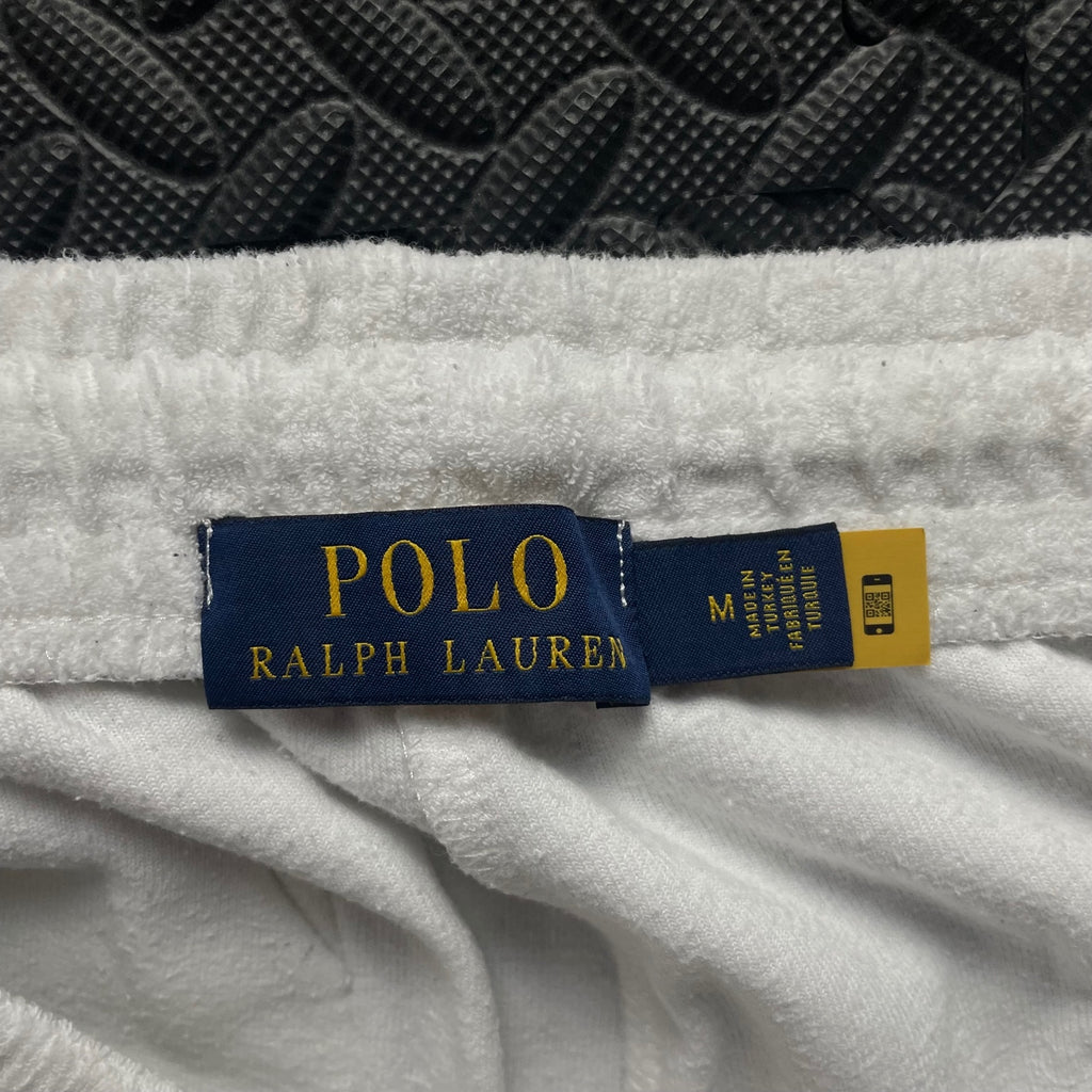 Ralph Lauren White Shorts | Mens M | Fuzzy Terry Shorts