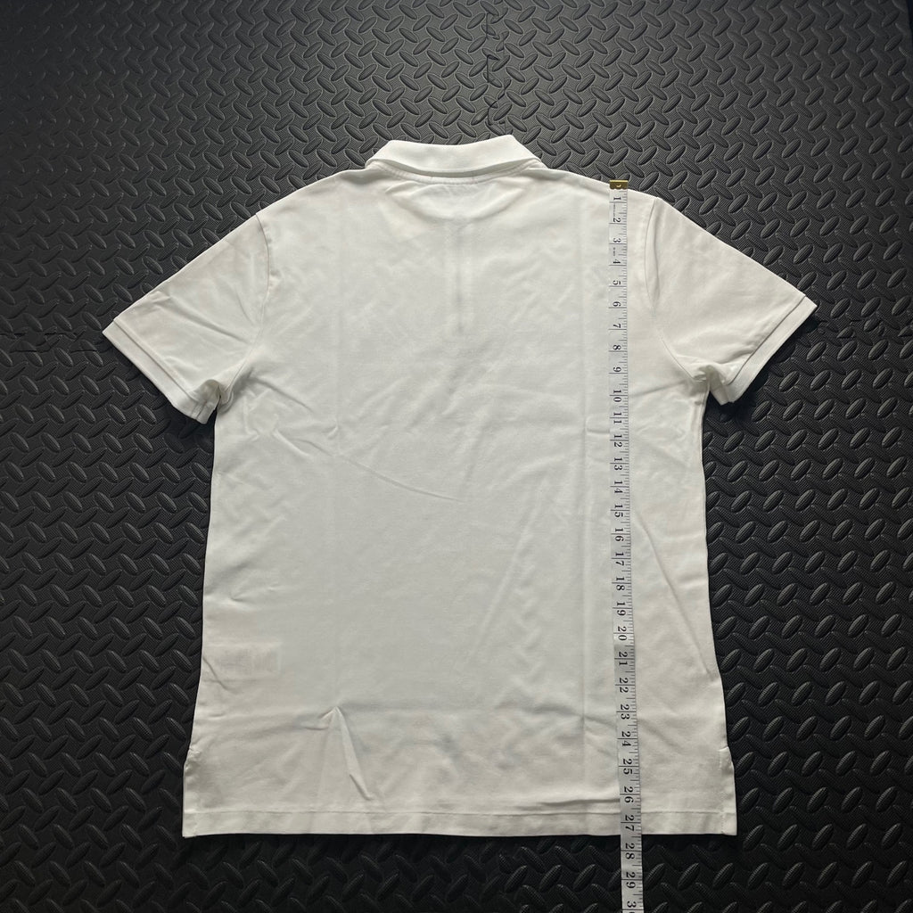 Ralph Lauren White 1/4 Zip Polo Shirt | Men’s Custom Slim Fit M / 3610