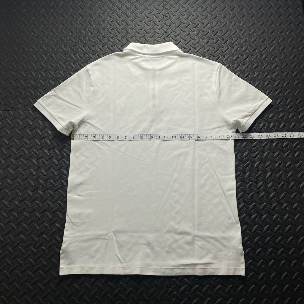 Ralph Lauren White 1/4 Zip Polo Shirt | Men’s Custom Slim Fit M / 3610