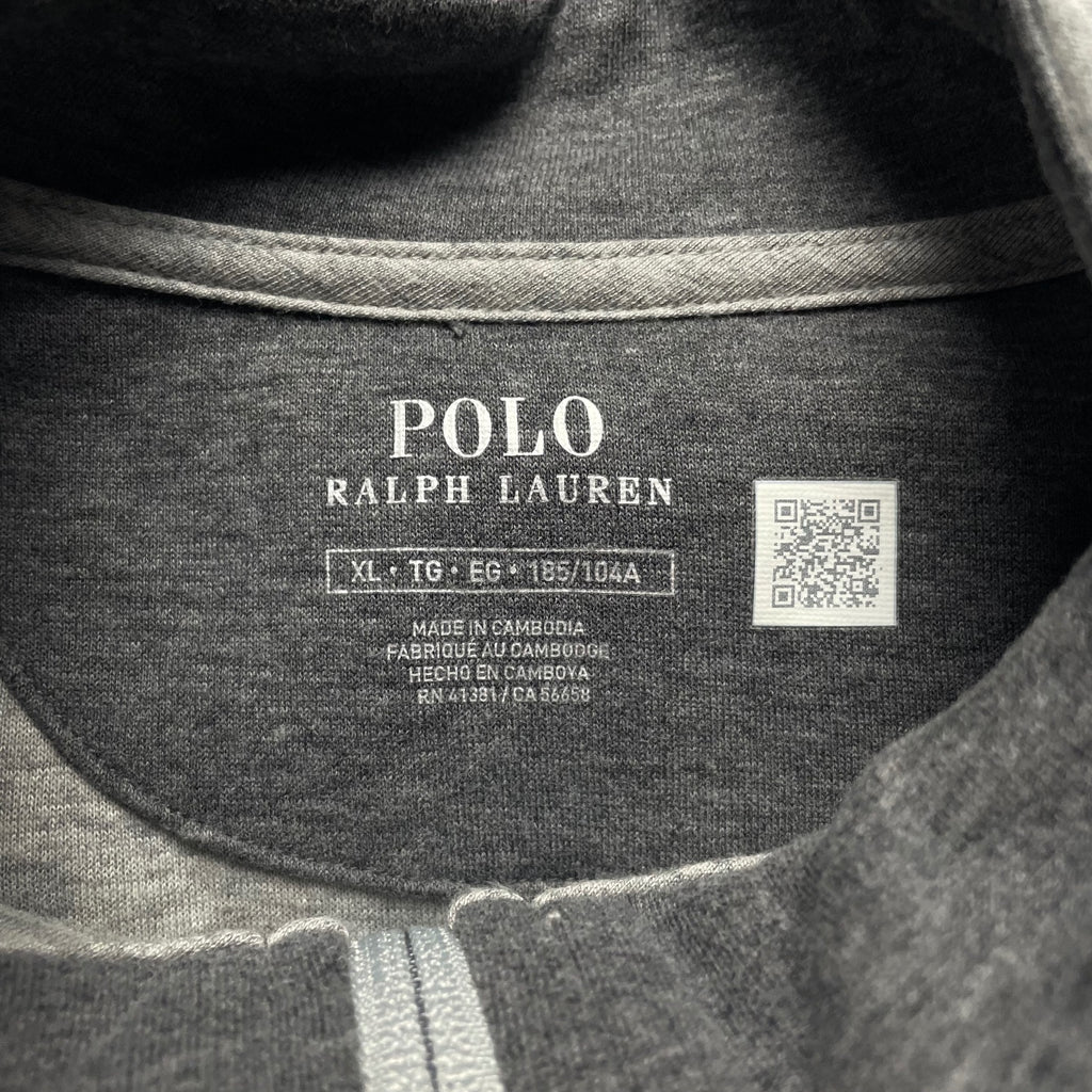 Ralph Lauren Grey 1/4 Zip Jumper | Mens Classic Fit XL / 3787