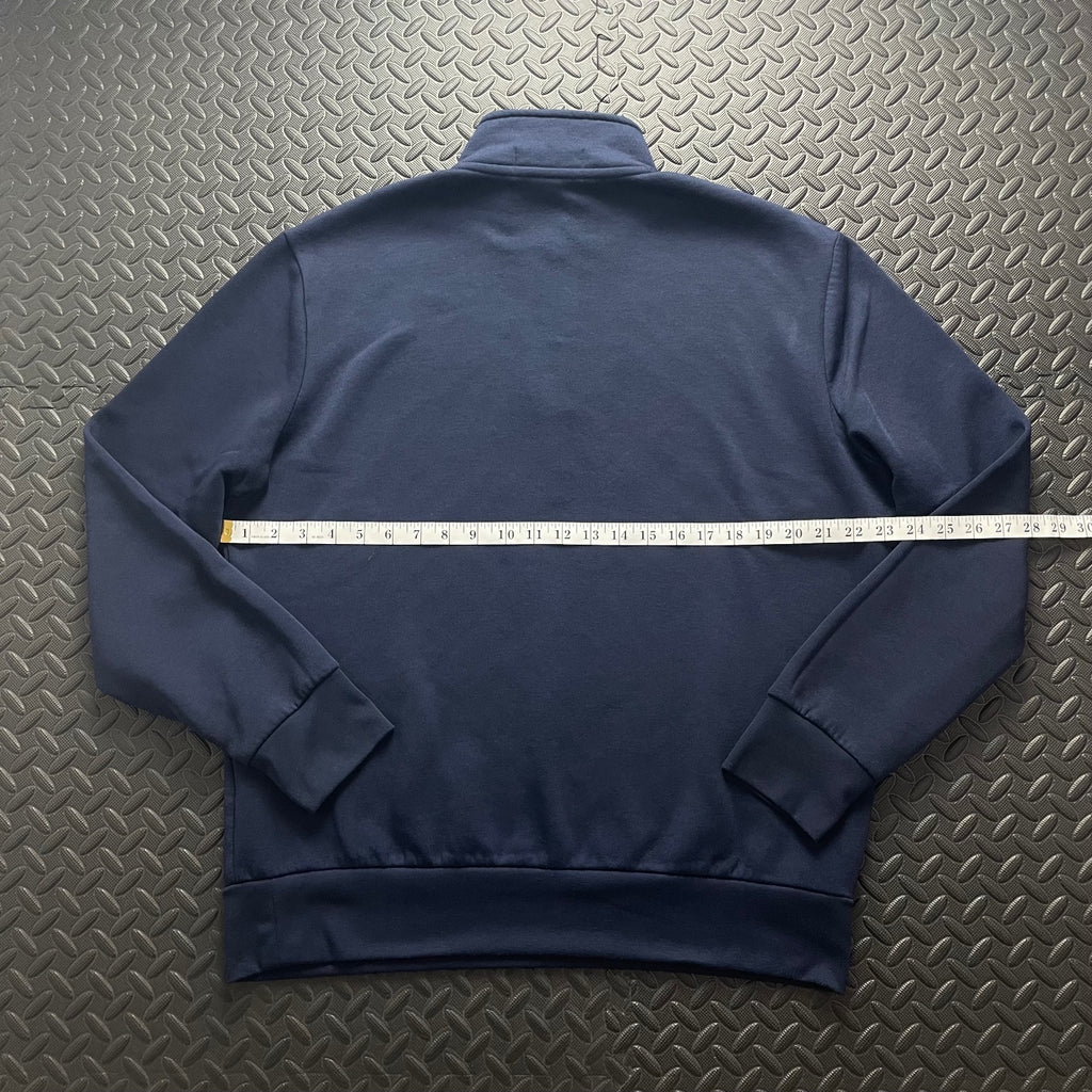 Ralph Lauren Navy 1/4 Zip Sweatshirt | Men’s Classic Fit L / 3728