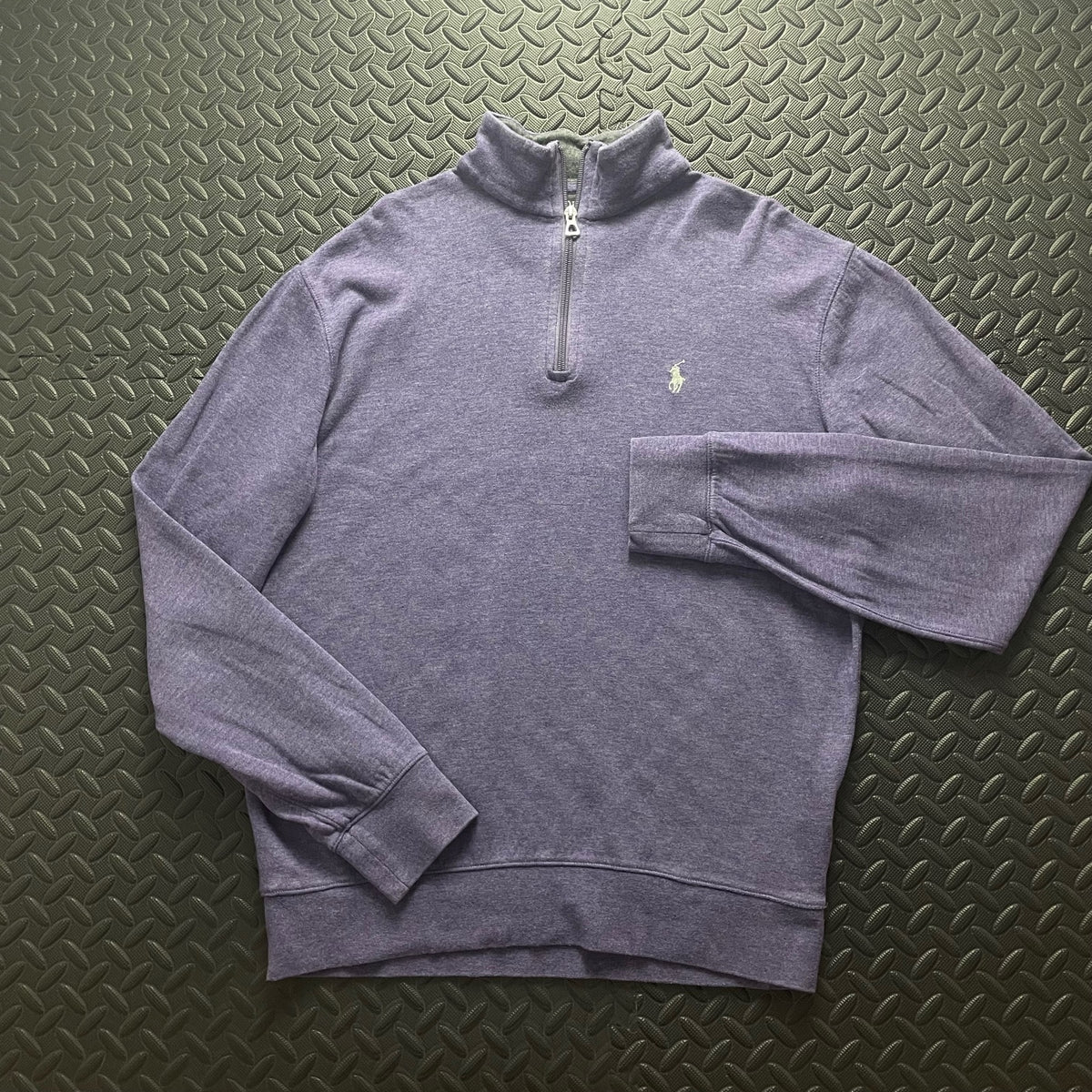Ralph Lauren Lilac Purple 1/4 Zip Jumper | Men’s Classic Fit S / 3771