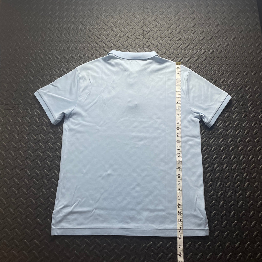 Ralph Lauren Light Blue Polo Shirt | Men’s Slim Fit L / 3398