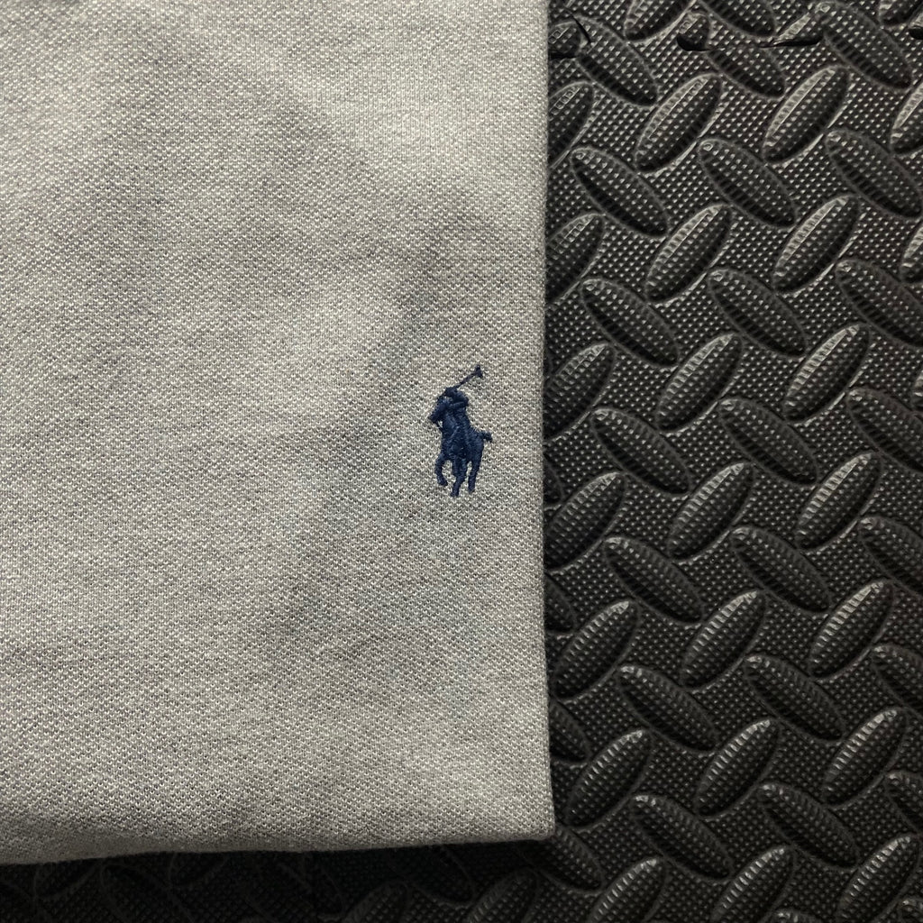 Ralph Lauren Grey Polo Shirt | Men’s Custom Slim Fit XXL / 3748
