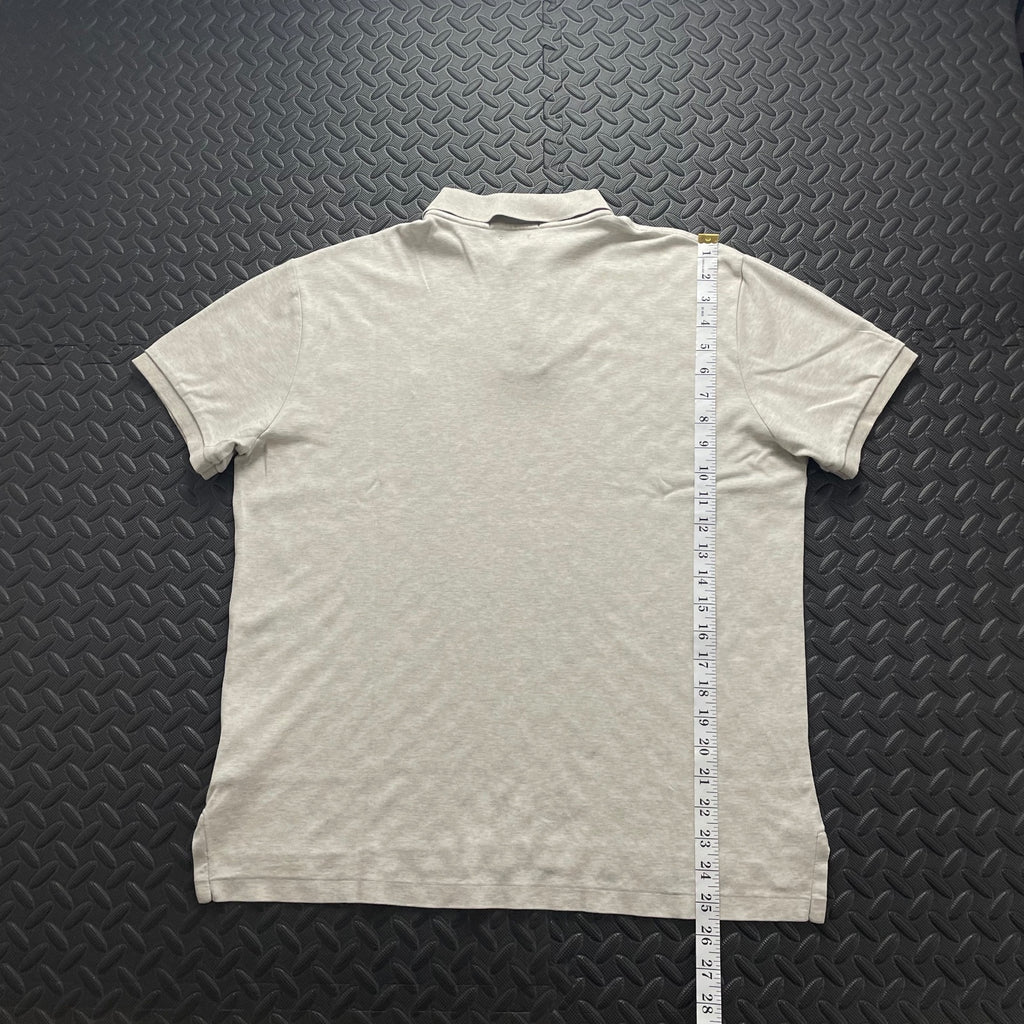 Ralph Lauren Beige Polo Shirt | Men’s Custom Slim Fit L / 3709