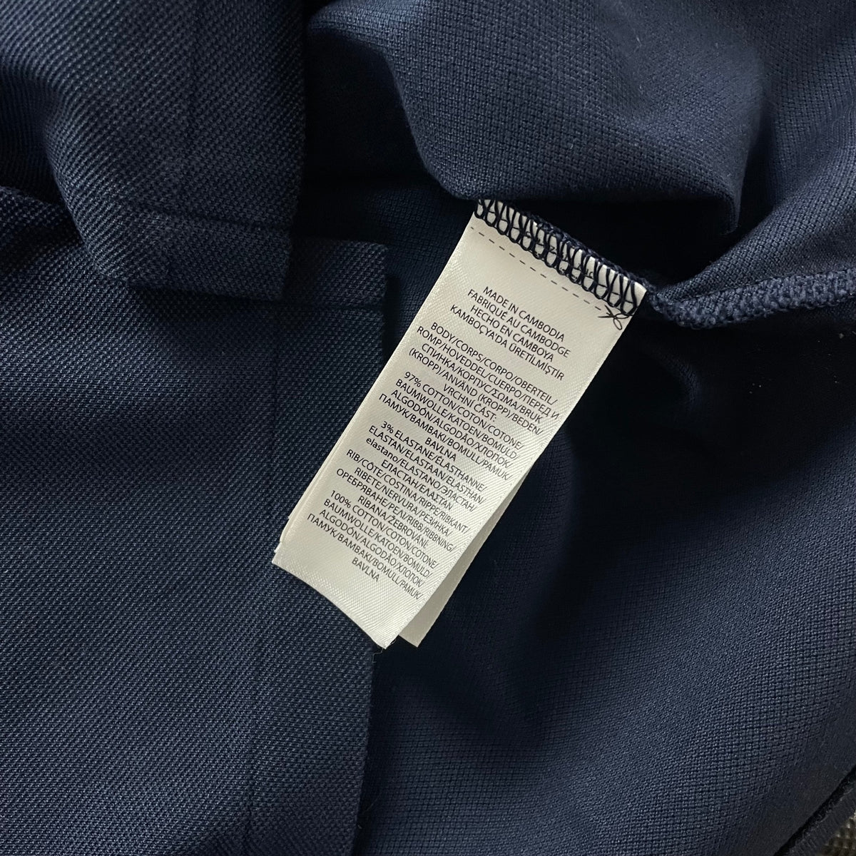 Ralph Lauren Navy 1/4 Zip Polo Shirt | Men’s Custom Slim Fit M / 3620