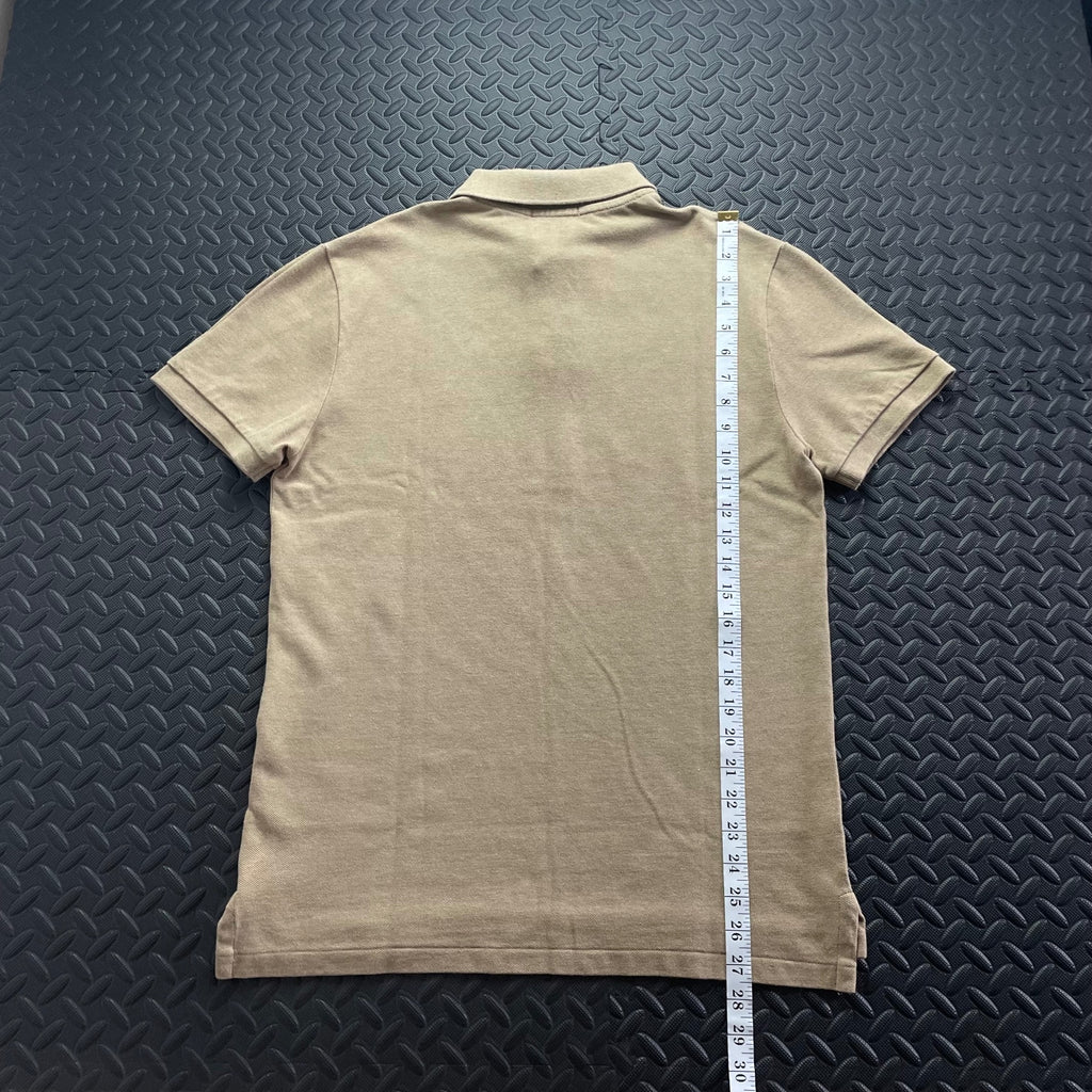Ralph Lauren Beige Polo Shirt | Men’s Custom Slim Fit M / 2947
