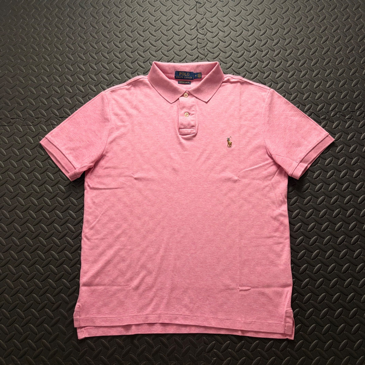 Ralph Lauren Rose Pink Polo Shirt | Men’s Custom Slim Fit M / 3840