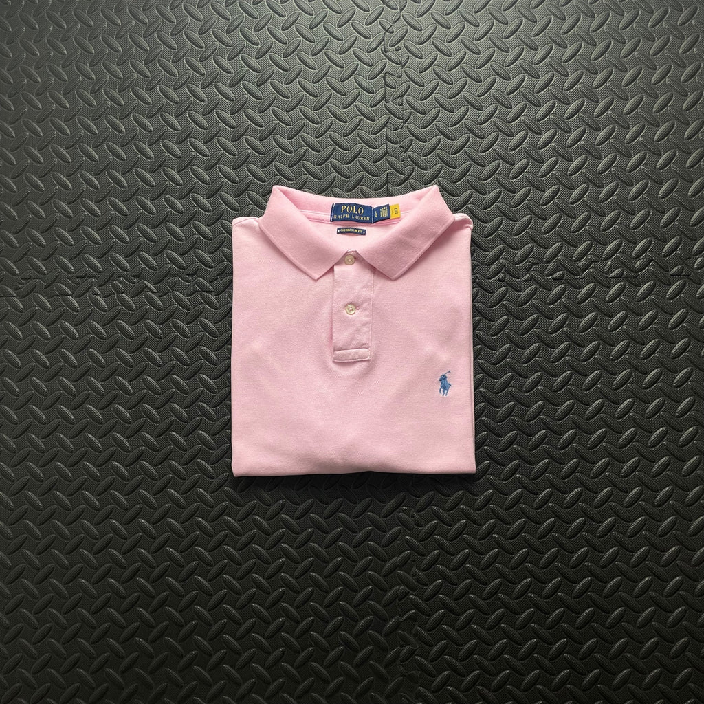 Ralph Lauren Pink Polo Shirt | Men’s Custom Slim Fit L / 3749