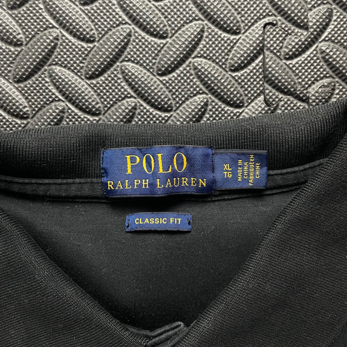 Ralph Lauren Black Polo Shirt | Men’s Classic Fit XL