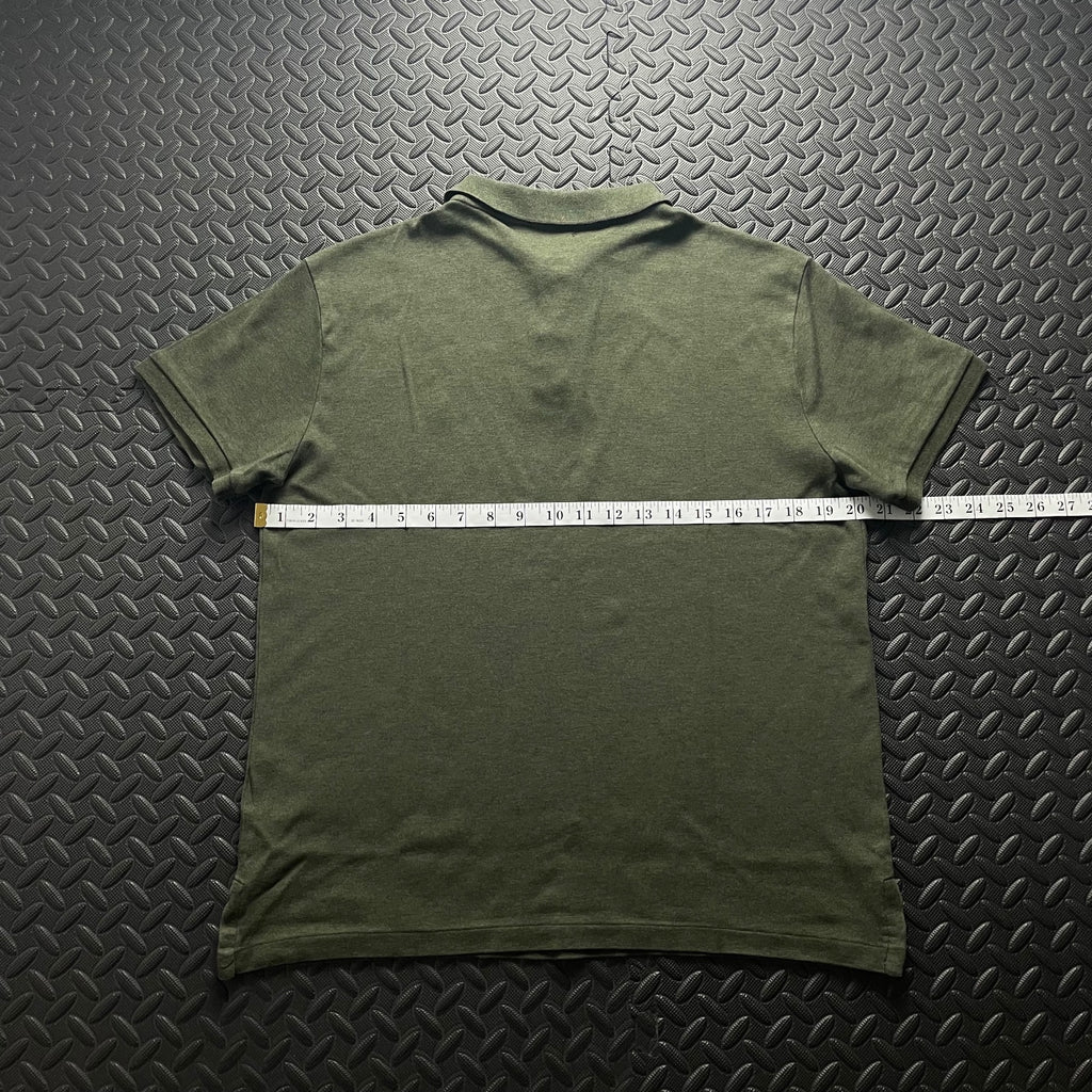 Ralph Lauren Khaki Polo Shirt | Men’s Custom Slim Fit M / 3608