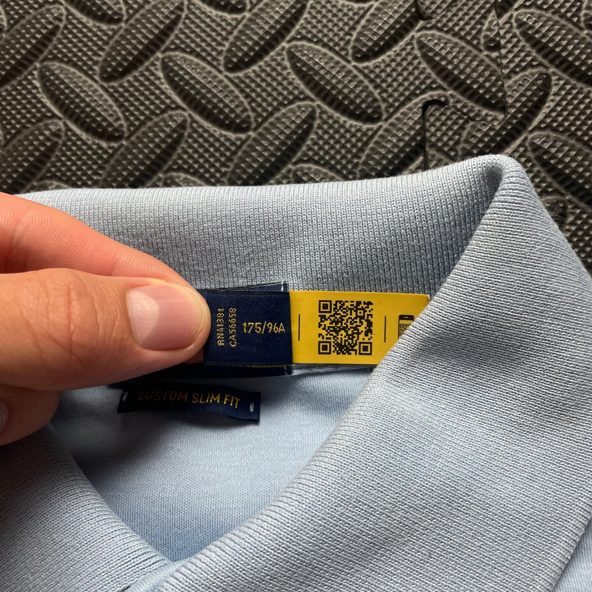 Ralph Lauren Light Blue Polo Shirt | Men’s Custom Slim Fit M / 3753