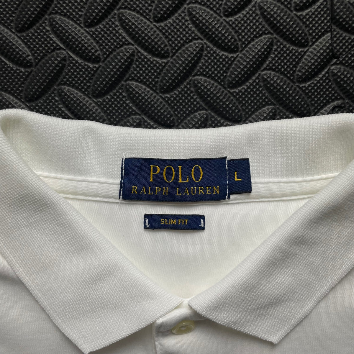Ralph Lauren White Polo Shirt | Men’s Slim Fit L / 3615