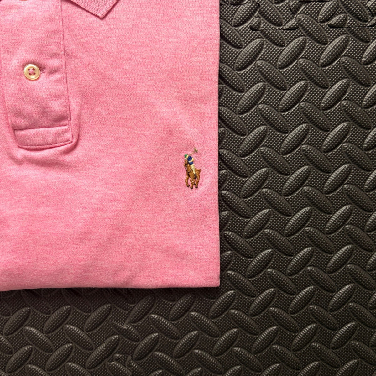 Ralph Lauren Rose Pink Polo Shirt | Men’s Custom Slim Fit M / 3840