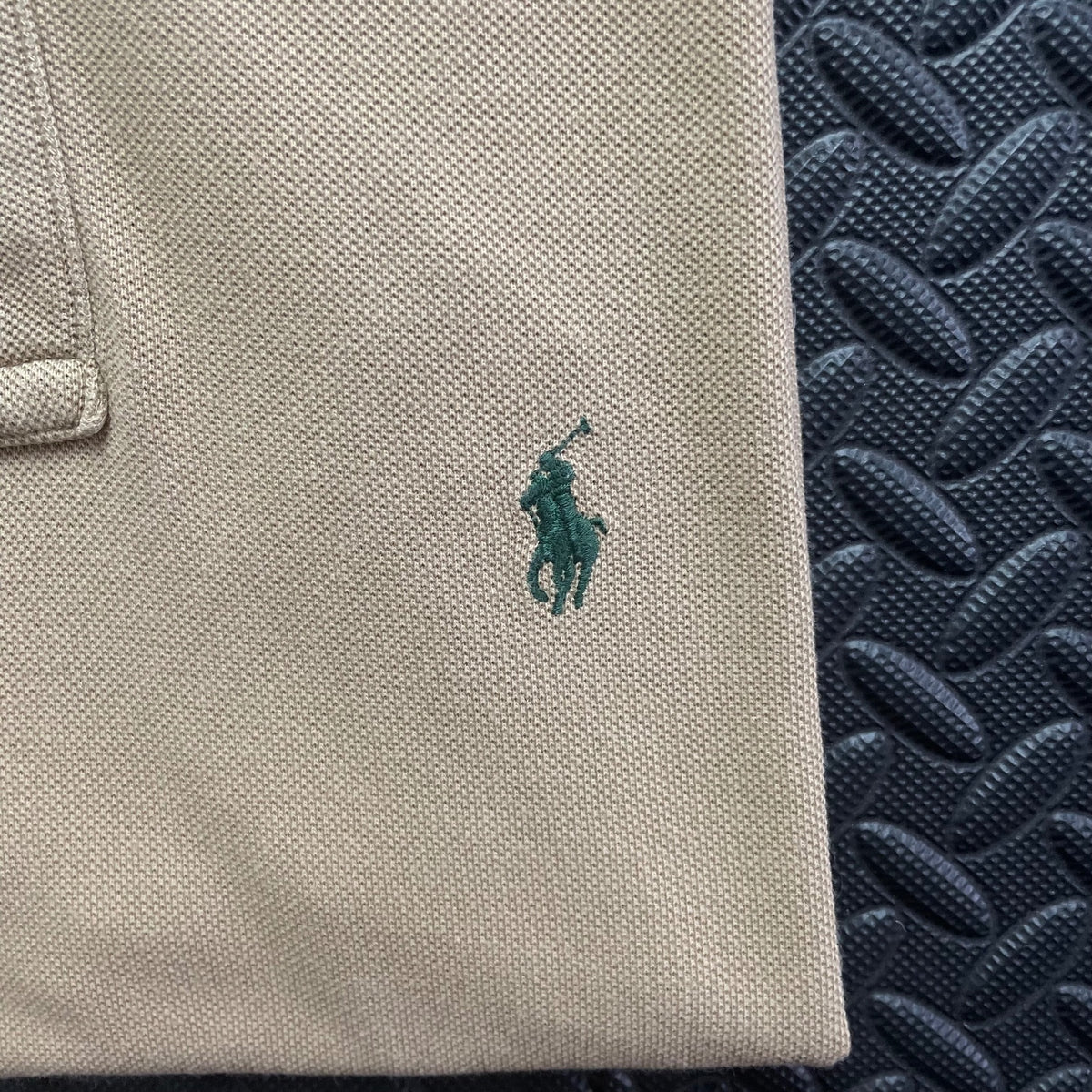 Ralph Lauren Beige Polo Shirt | Men’s Slim Fit M / 3351