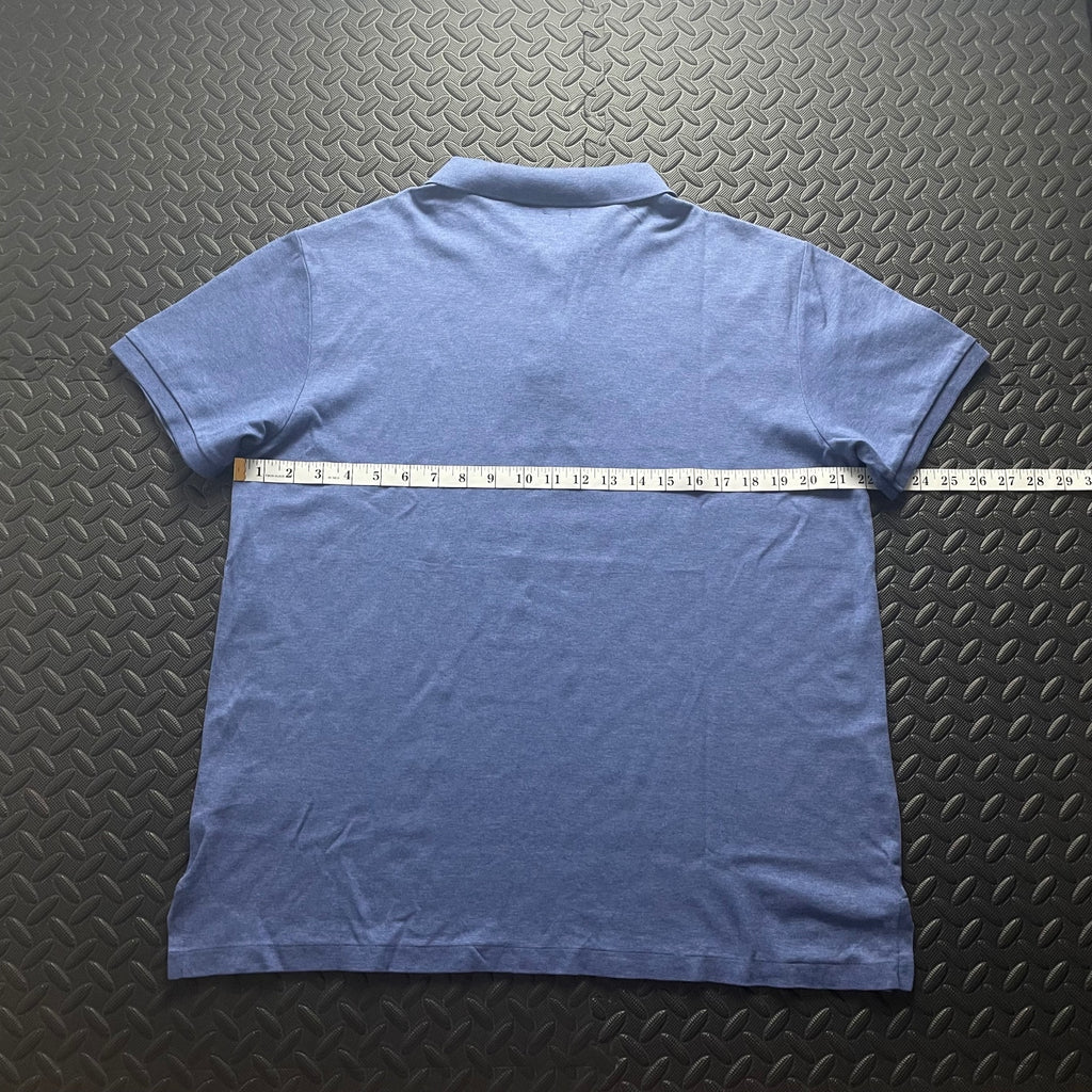 Ralph Lauren Blue Polo Shirt | Men’s Slim Fit XL / 3404