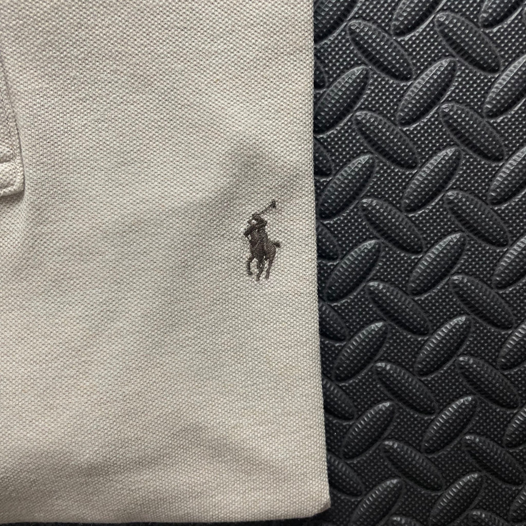 Ralph Lauren Beige Polo Shirt | Men’s Custom Slim Fit M / 3668