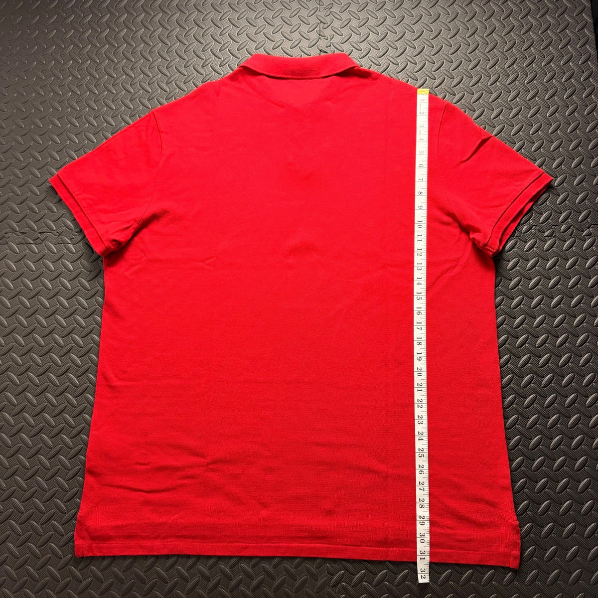 Ralph Lauren Red Polo Shirt | Men’s Custom Slim Fit XXL / 3867