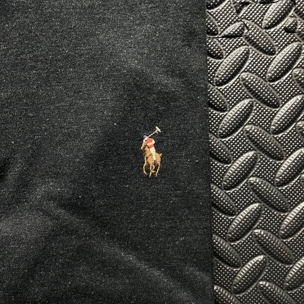 Ralph Lauren Charcoal Black Polo Shirt | Men’s Custom Slim Fit L / 3609