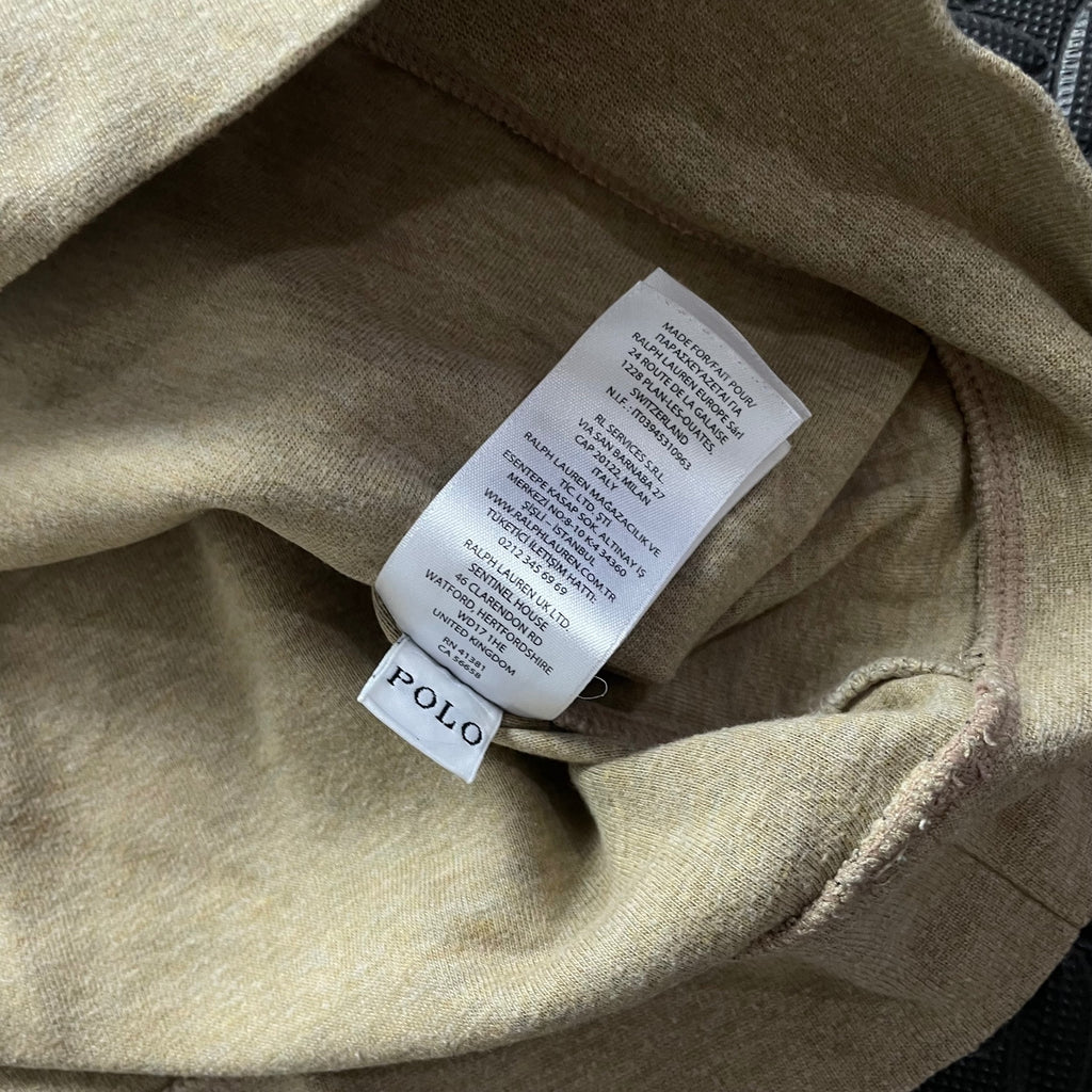 Ralph Lauren Beige 1/4 Zip Jumper | Men’s Classic Fit XL / 3726