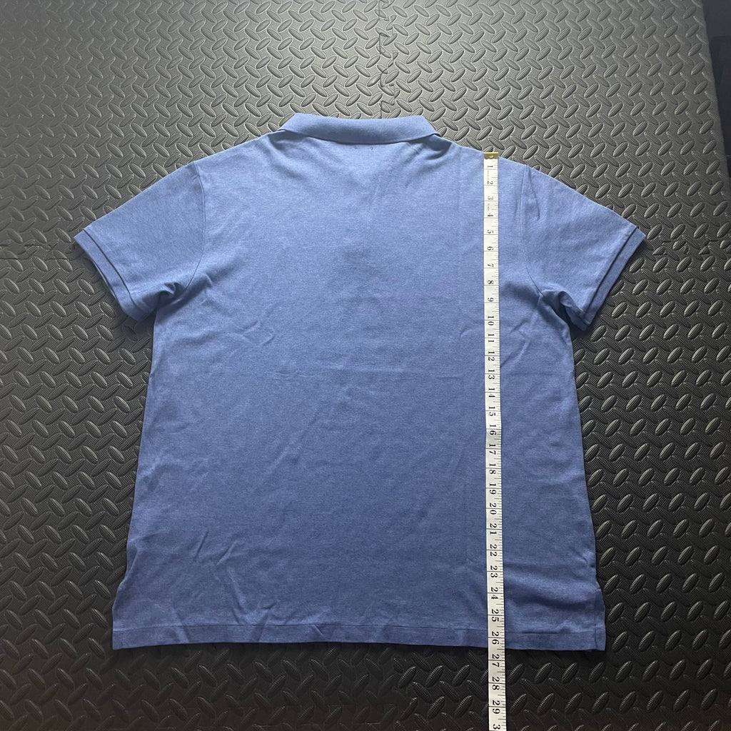 Ralph Lauren Blue Polo Shirt | Men’s Slim Fit XL / 3404