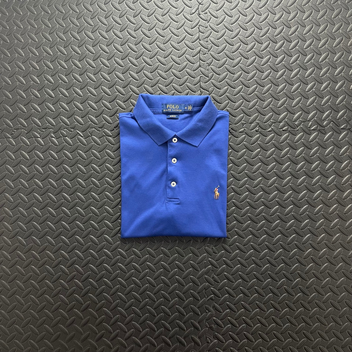 Ralph Lauren Blue Polo Shirt | Men’s Slim Fit M / 3706