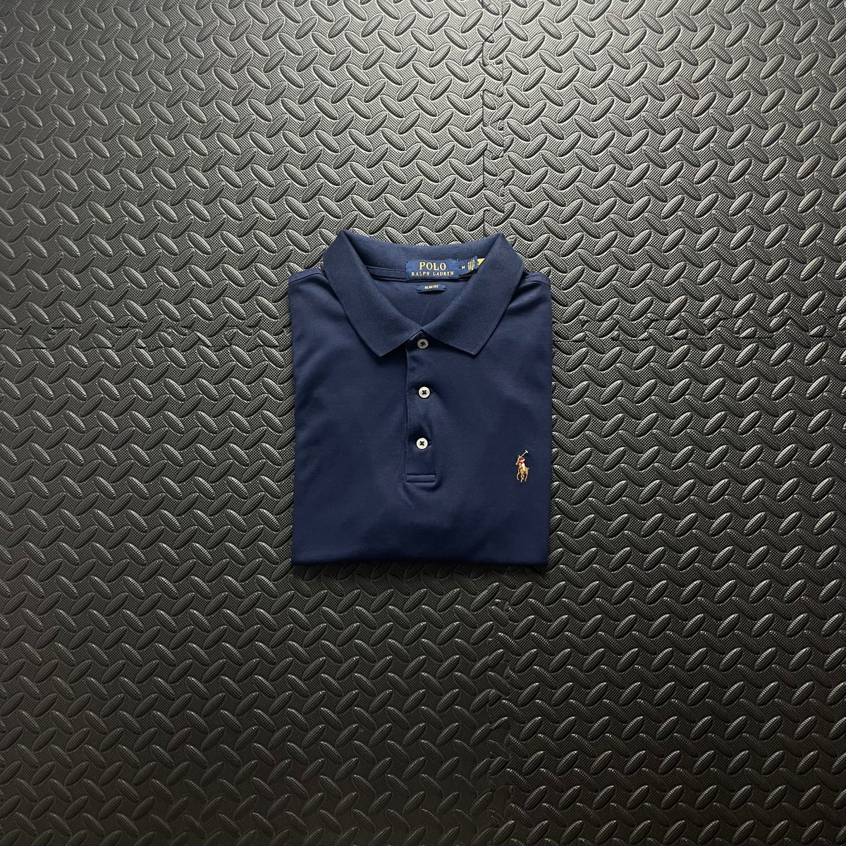 Ralph Lauren Navy Polo Shirt | Men’s Slim Fit M / 3799