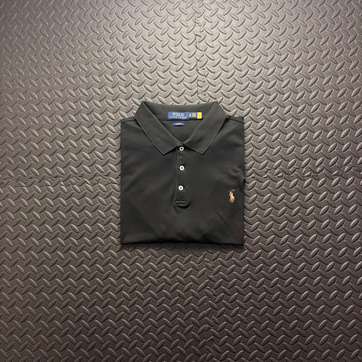 Ralph Lauren Black Polo Shirt | Men’s Slim Fit XL / 3818