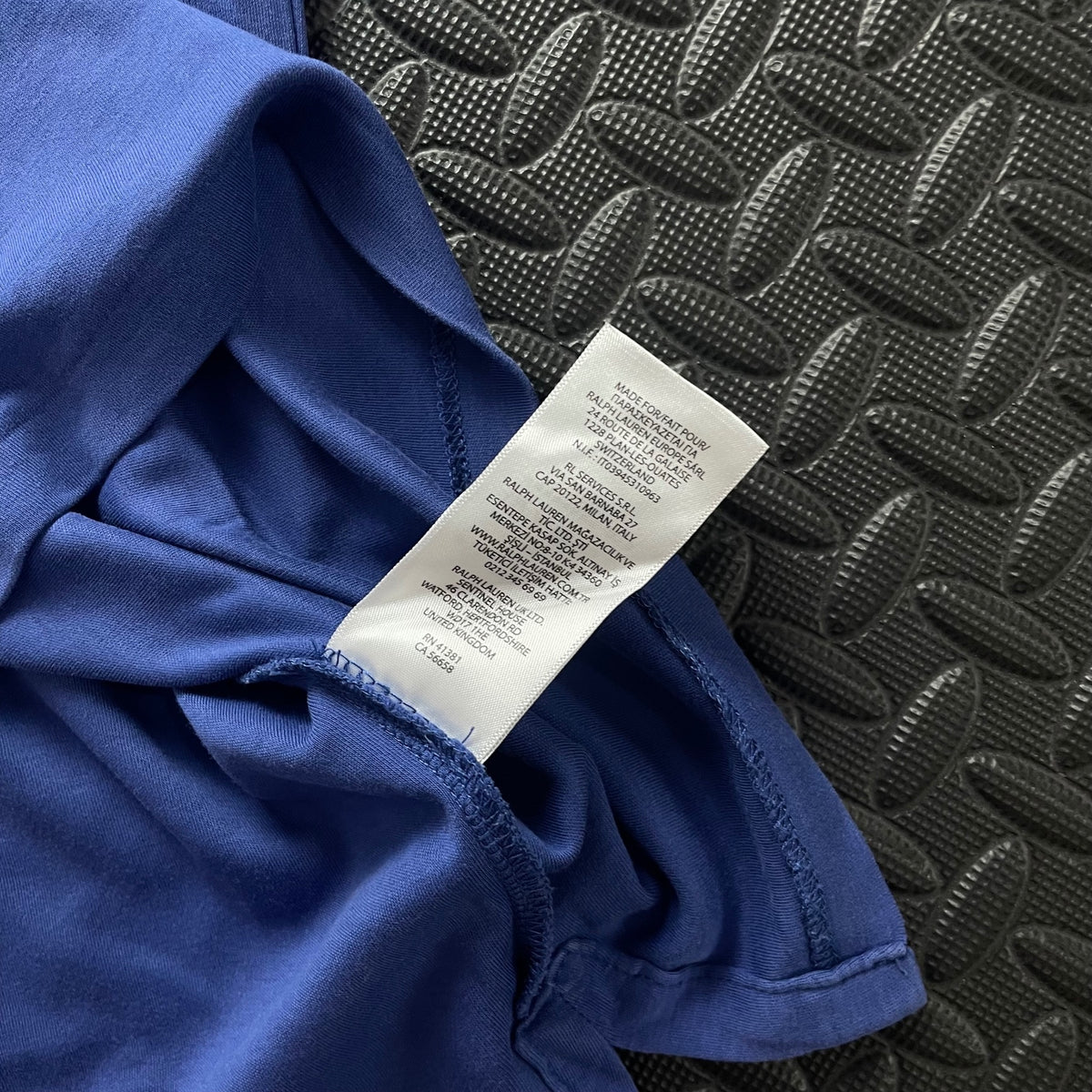 Ralph Lauren Blue Polo Shirt | Men’s Slim Fit L / 3694