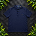 Ralph Lauren Navy Polo Shirt | Men’s Slim Fit M / 3799