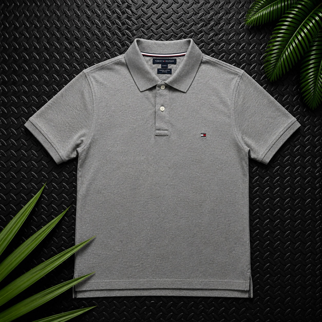Tommy Hilfiger Grey Polo Shirt | Men’s L / 3430