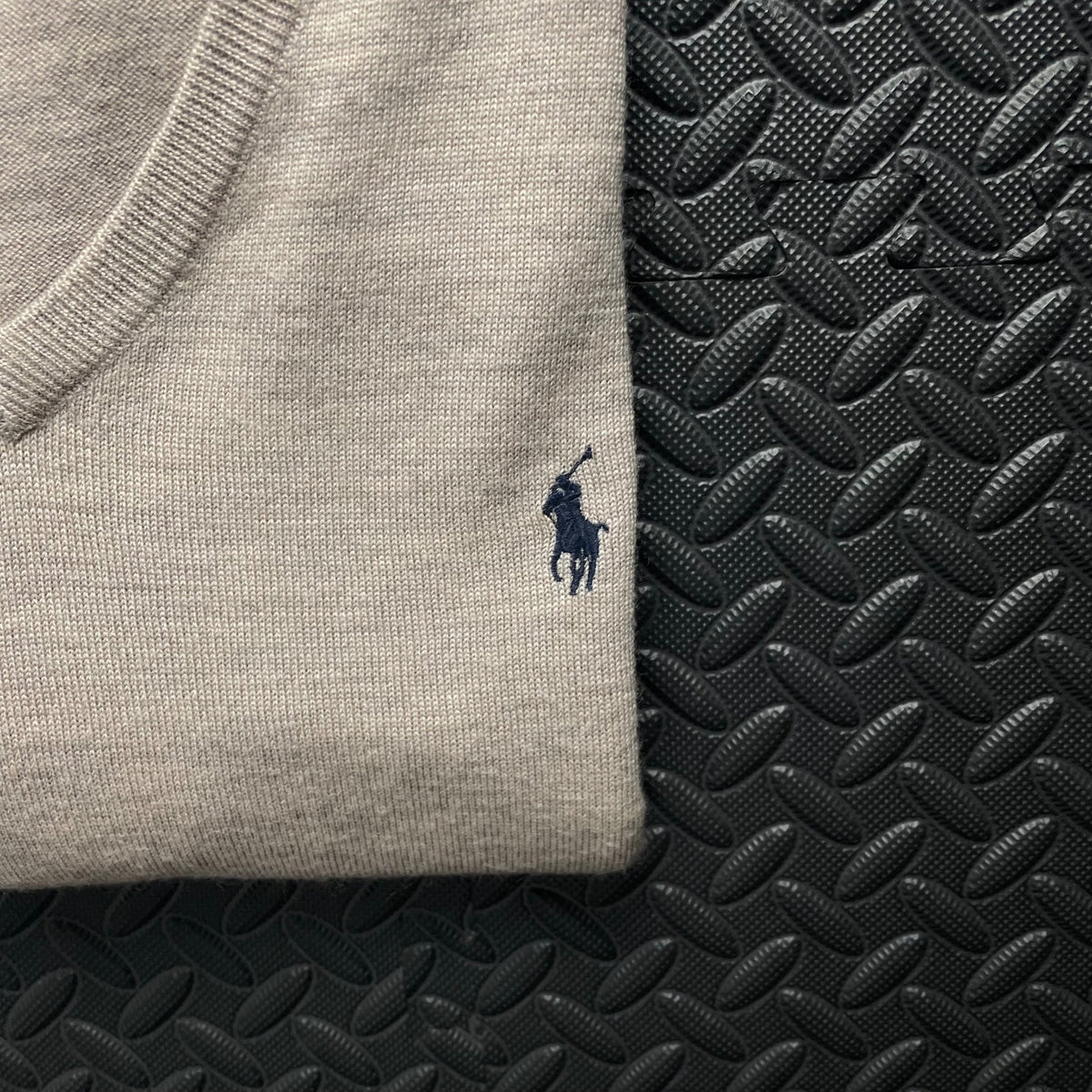 Ralph Lauren Beige V-Neck Jumper | Men’s Classic Fit L / 3778