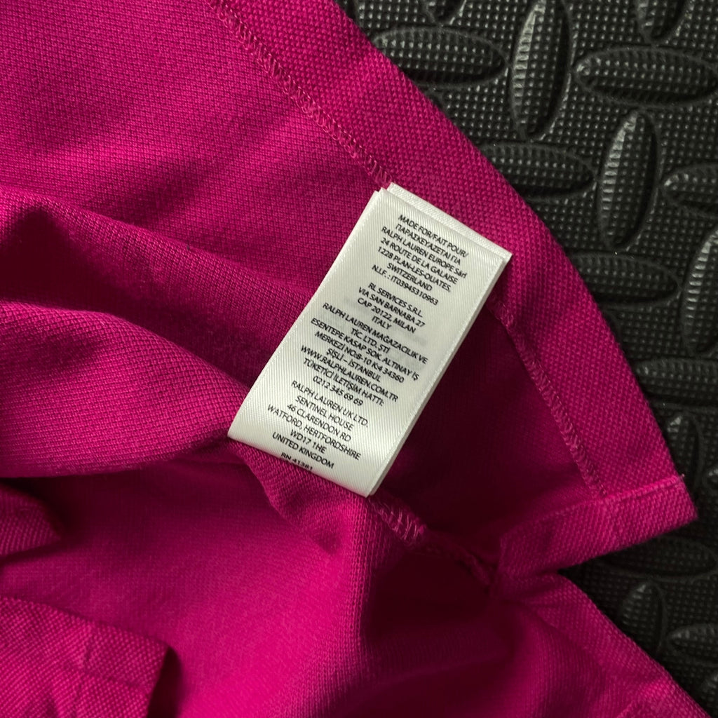 Ralph Lauren Pink Polo Shirt | Men’s Slim Fit S / 3438