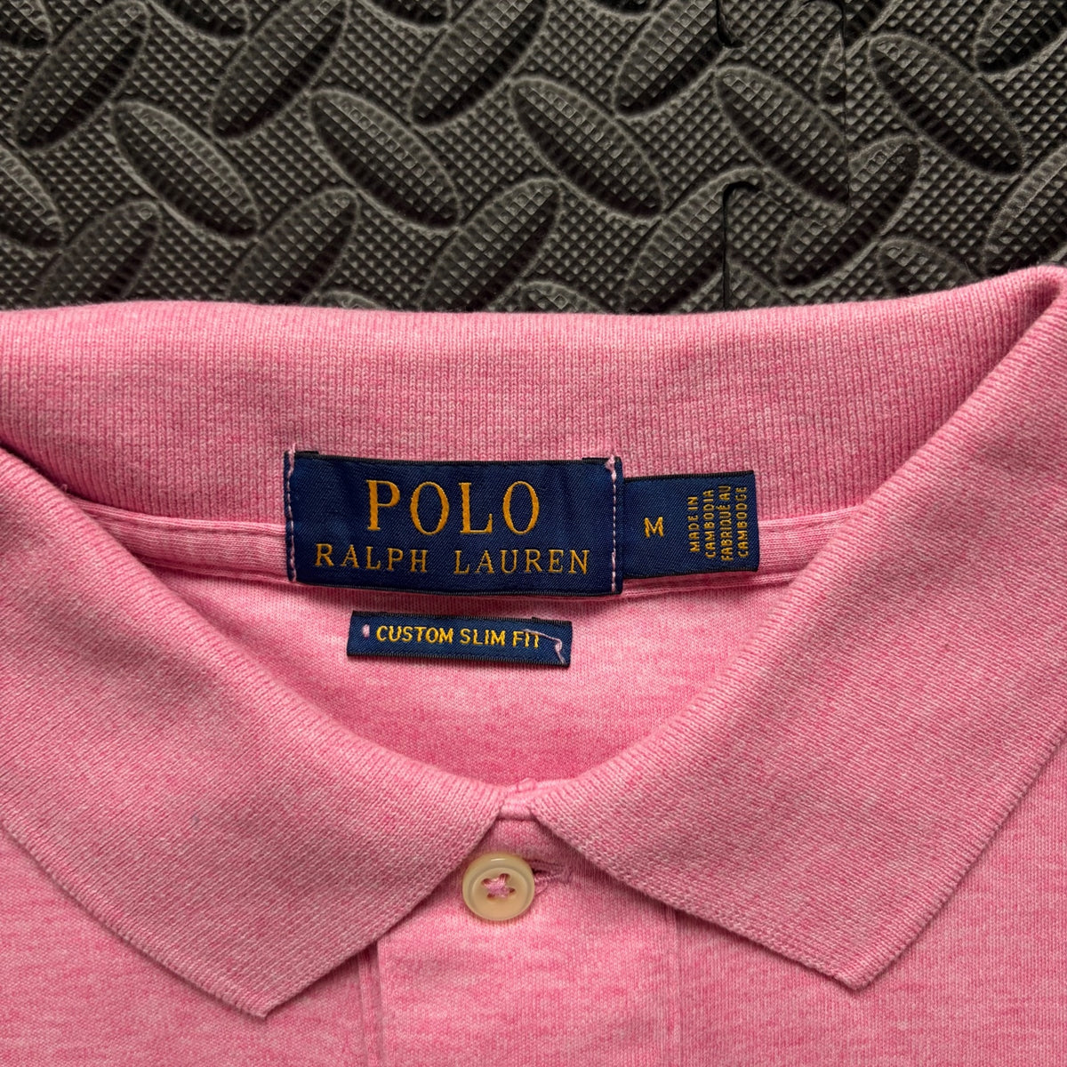 Ralph Lauren Rose Pink Polo Shirt | Men’s Custom Slim Fit M / 3840
