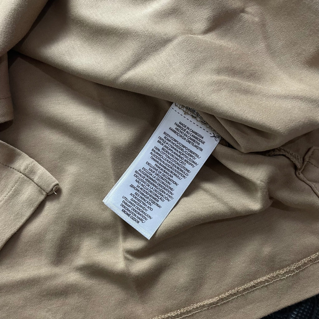 Ralph Lauren Beige Polo Shirt | Men’s Slim Fit M / 3654