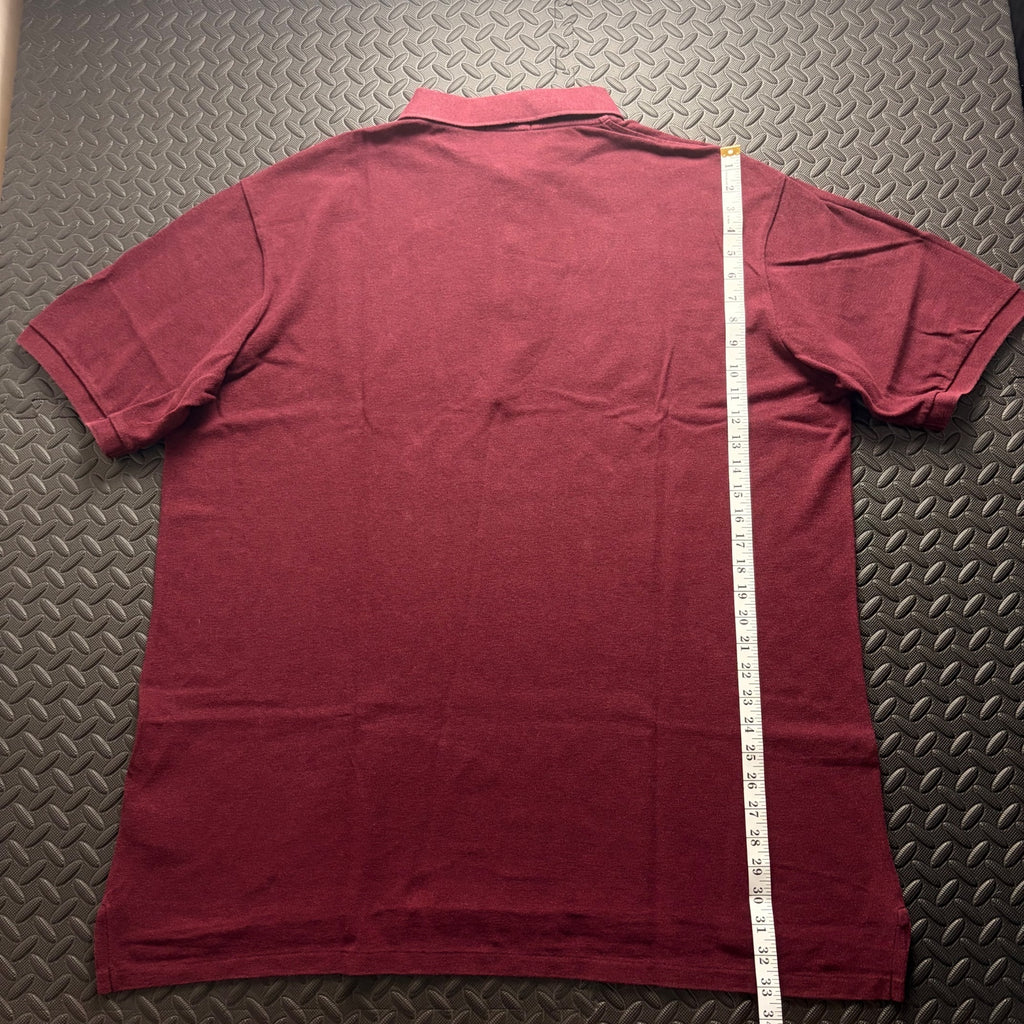 Ralph Lauren Burgundy Polo Shirt | Men’s Classic Fit XXL / 3822