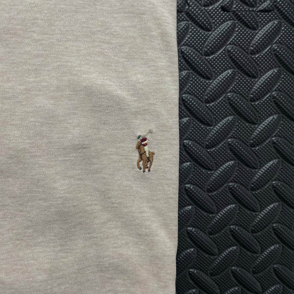 Ralph Lauren Beige Polo Shirt | Men’s Custom Slim Fit XXL / 3700