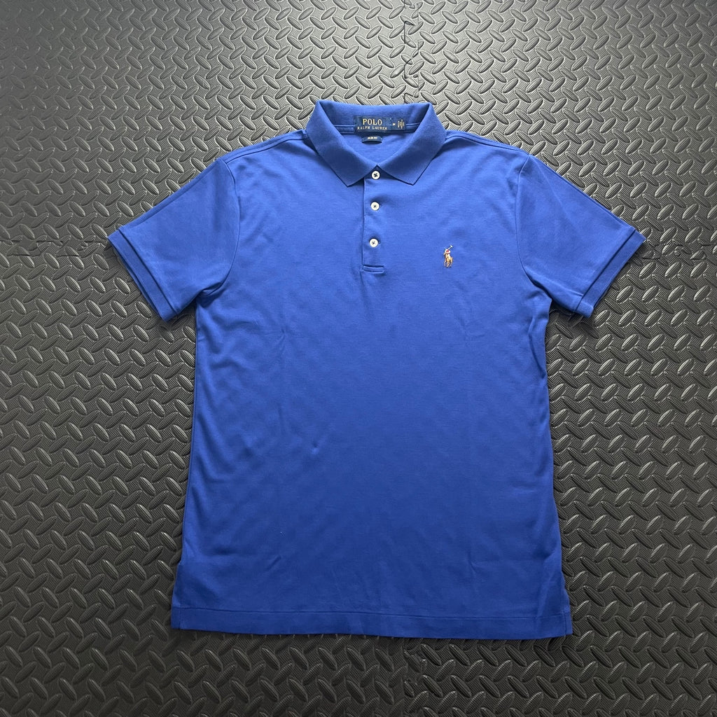 Ralph Lauren Blue Polo Shirt | Men’s Slim Fit M / 3706