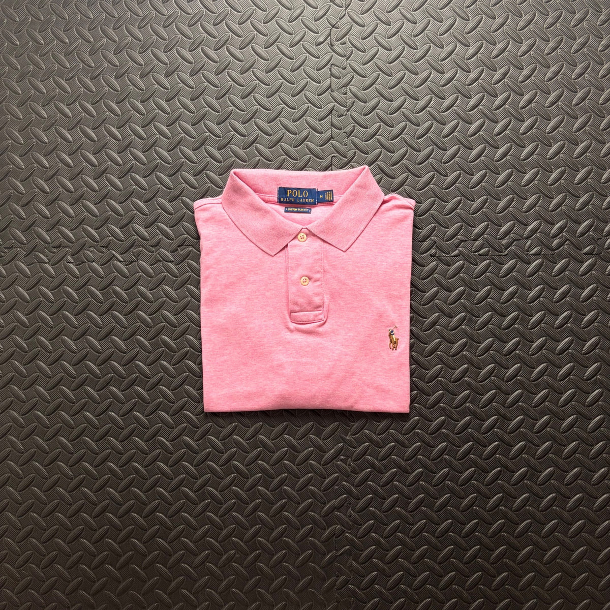 Ralph Lauren Rose Pink Polo Shirt | Men’s Custom Slim Fit M / 3840