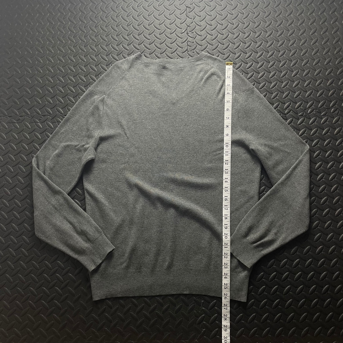 Ralph Lauren Grey V-Neck Jumper | Men’s Classic Fit S / 3783