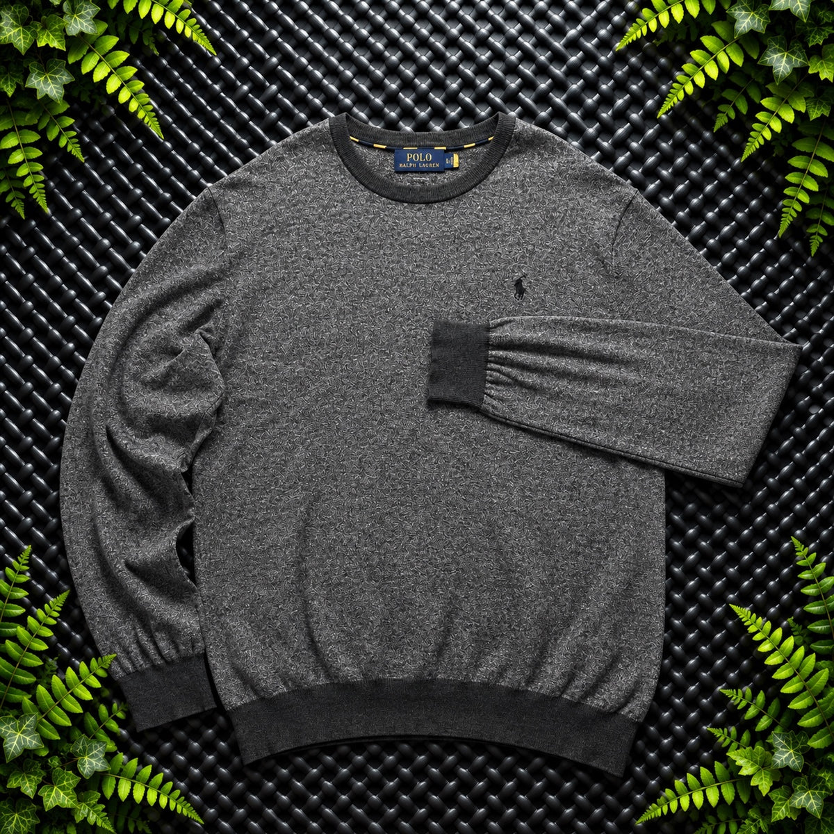 Ralph Lauren Grey Crewneck Jumper | Men’s Classic Fit L / 3776