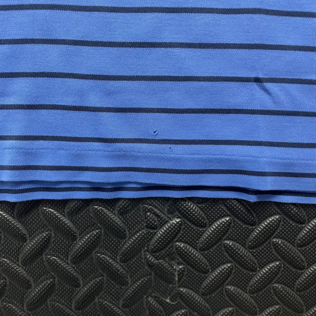 Ralph Lauren Blue Striped Polo Shirt | Men’s Classic Fit M / 3753