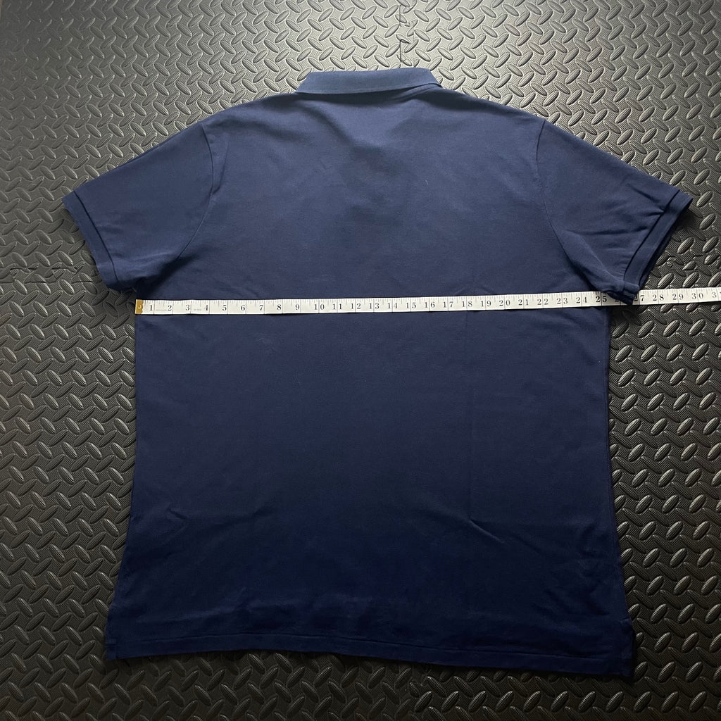 Ralph Lauren Navy Polo Shirt | Men’s Custom Slim Fit XXL / 3792
