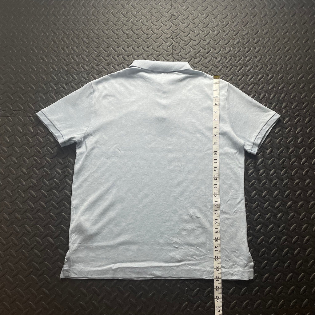 Ralph Lauren Light Blue Polo Shirt | Men’s Custom Slim Fit M / 3396
