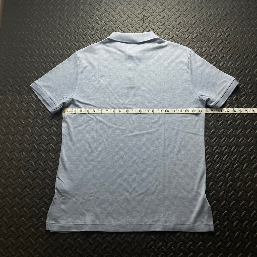 Ralph Lauren Light Blue Polo Shirt | Men’s Custom Slim Fit L / 3622