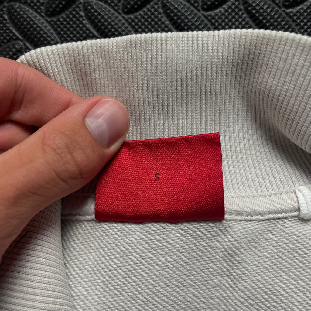 Hugo Boss Cream 1/4 Zip Sweatshirt | Mens Classic Fit S / 3692