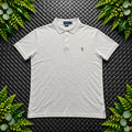 Ralph Lauren Cream Polo Shirt | Men’s Slim Fit L / 3601
