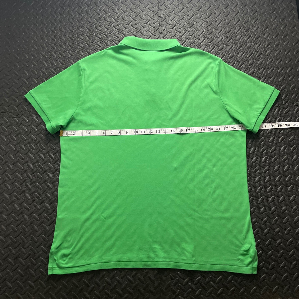 Ralph Lauren Green Polo Shirt | Men’s Custom Slim Fit XL / 3658