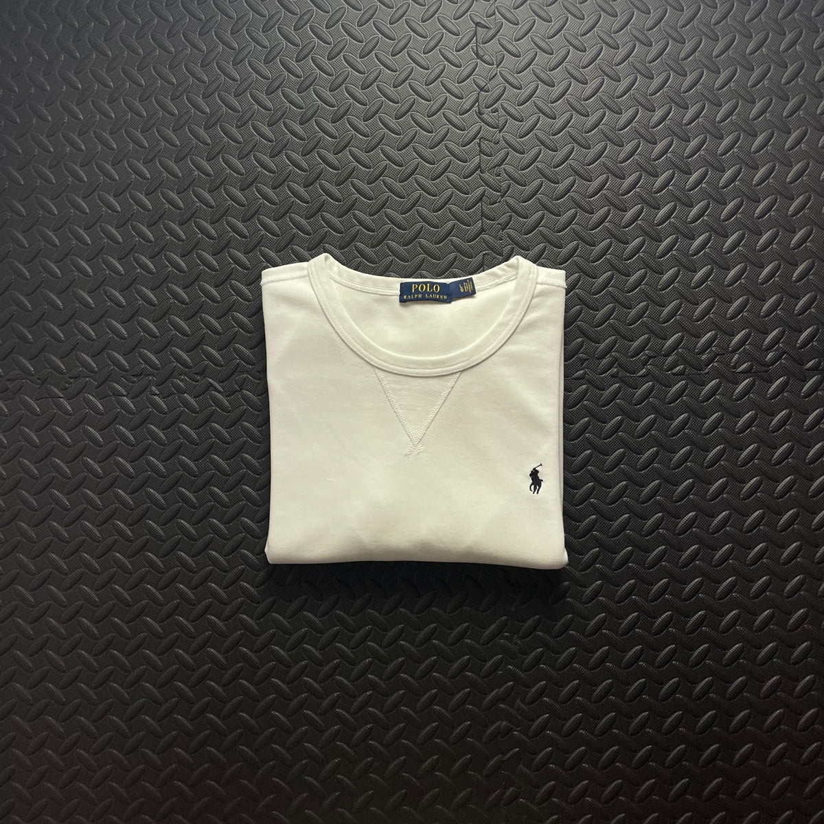 Ralph Lauren White Crewneck Sweatshirt | Men’s Classic Fit L / 368£